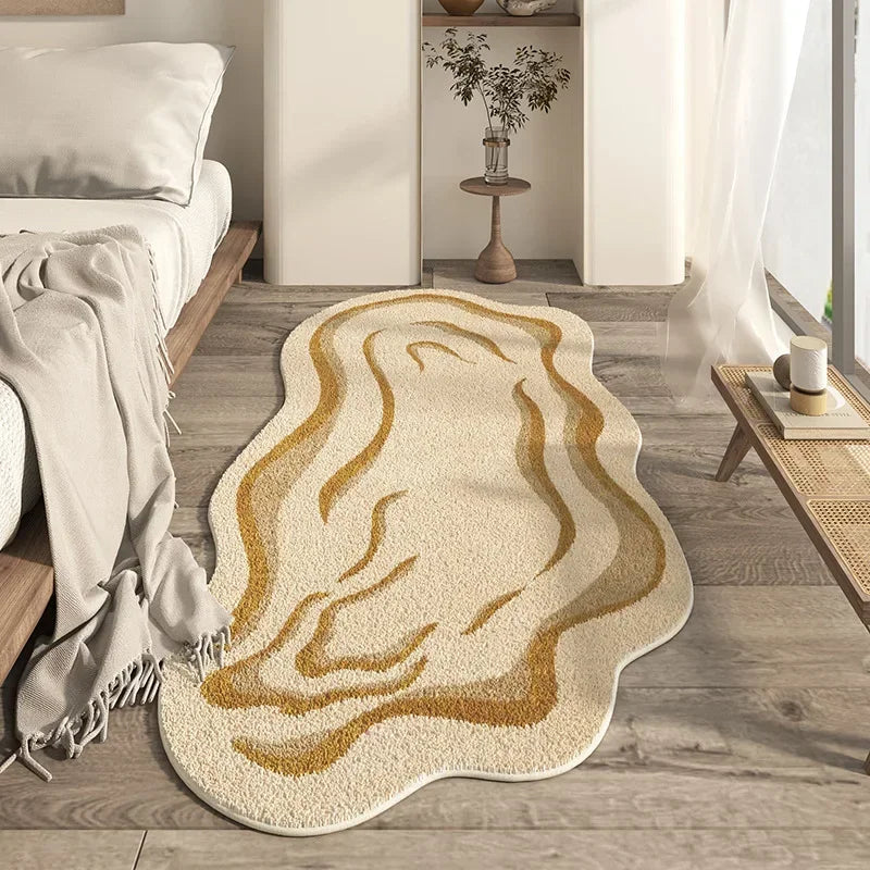 Cozy Bedside Rug Wavy