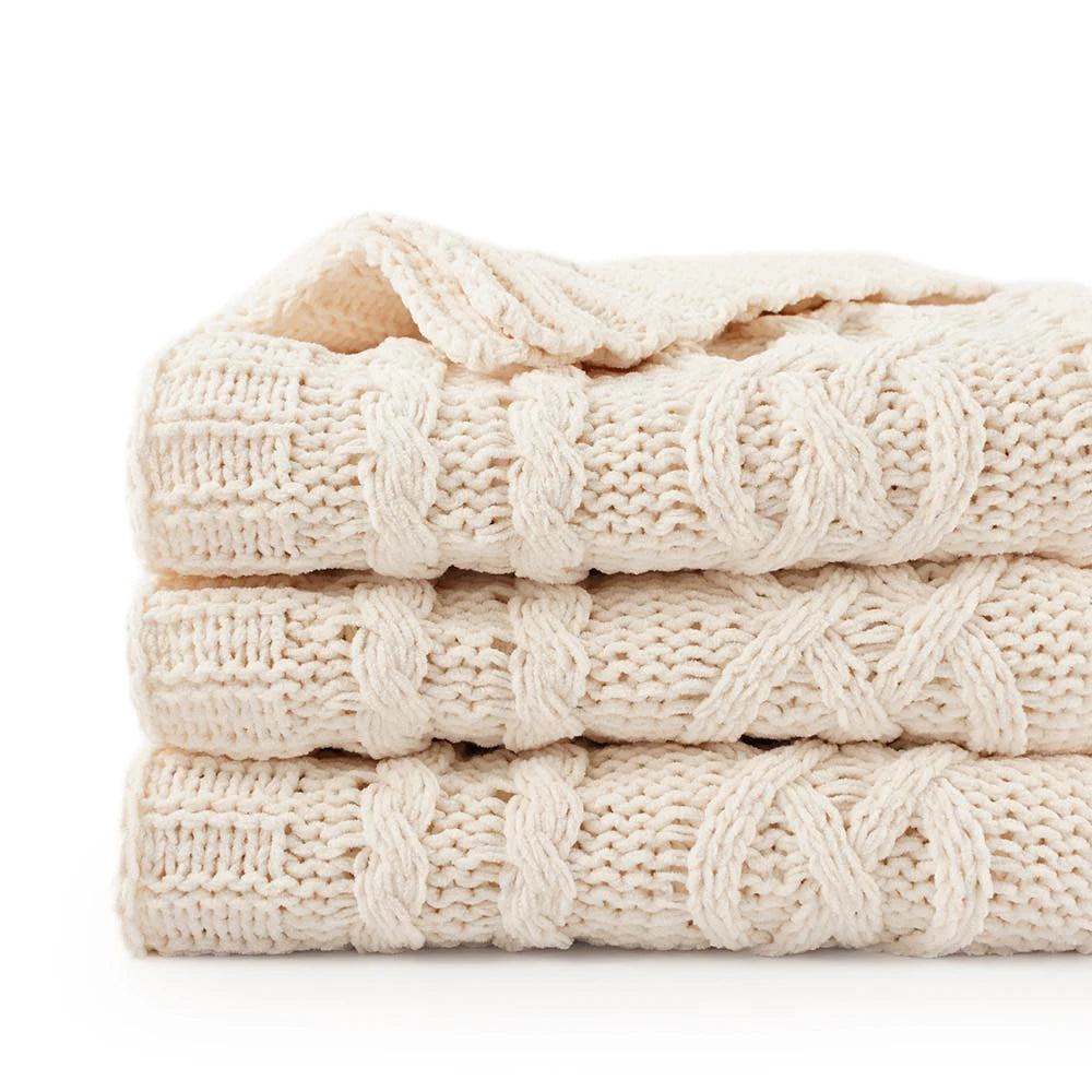 Cozy Premium Soft Woven Throw-Blanket
