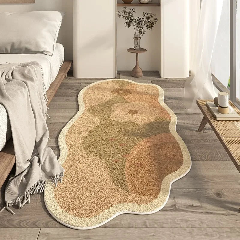Cozy Bedside Rug Wavy