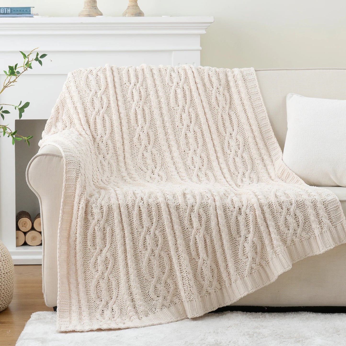 Cozy Premium Soft Woven Throw-Blanket