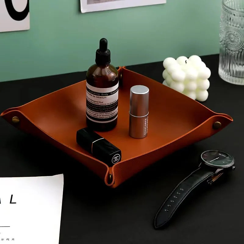 Cozy Leather Storage Box