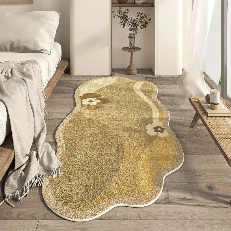Cozy Bedside Rug Wavy