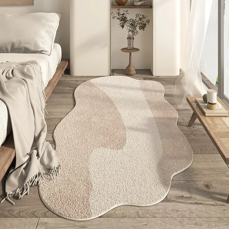 Cozy Bedside Rug Wavy
