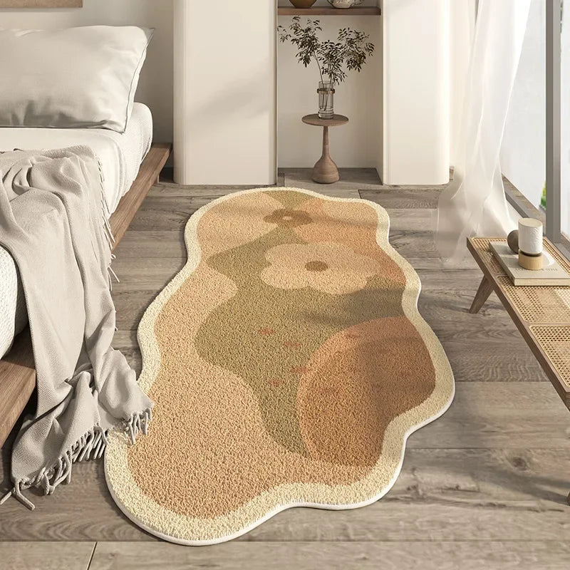 Cozy Bedside Rug Wavy