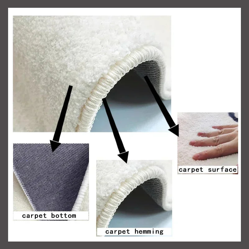 Cozy Bedside Rug Wavy