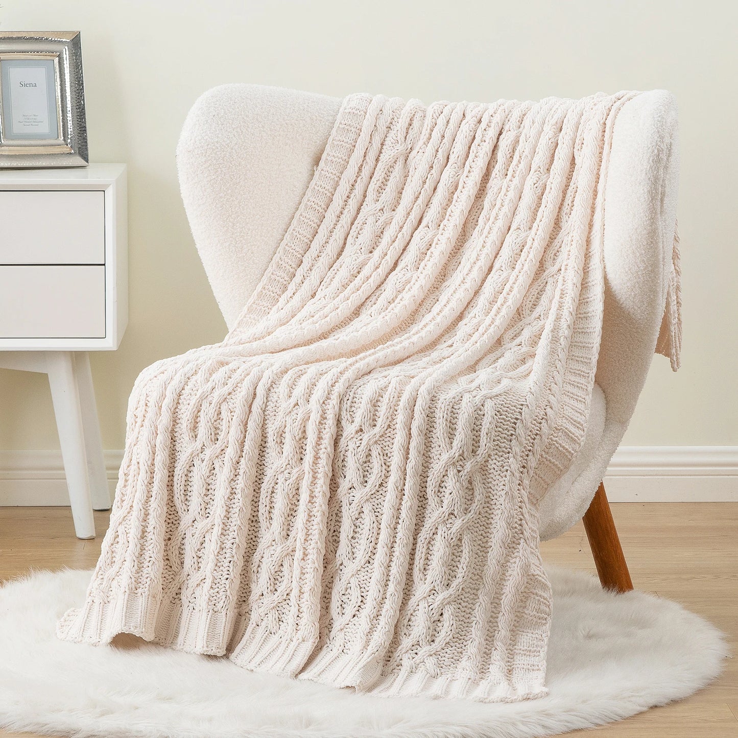 Cozy Premium Soft Woven Throw-Blanket