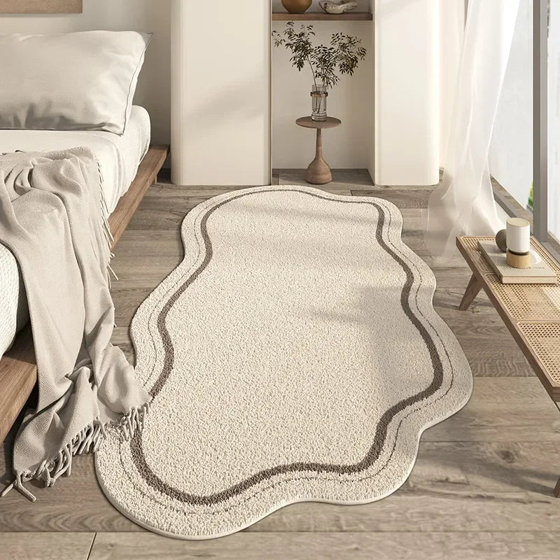 Cozy Bedside Rug Wavy