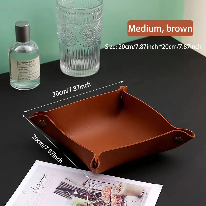 Cozy Leather Storage Box