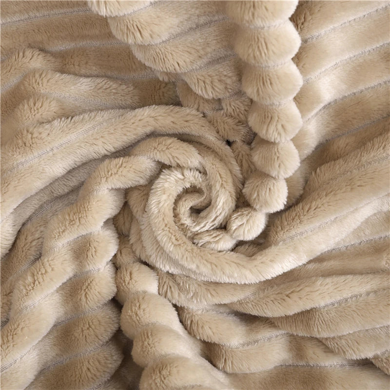 Cozy Soft Throw Plaid-Blanket