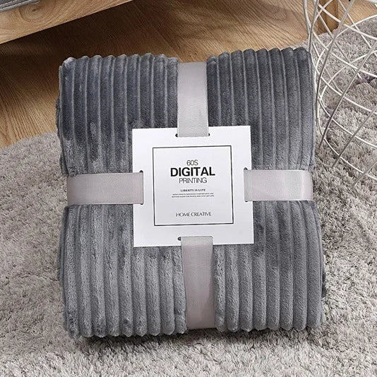 Cozy Soft Throw Plaid-Blanket