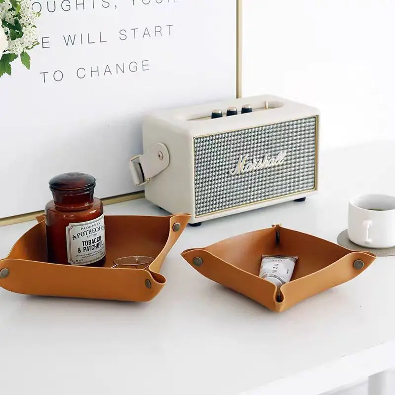 Cozy Leather Storage Box