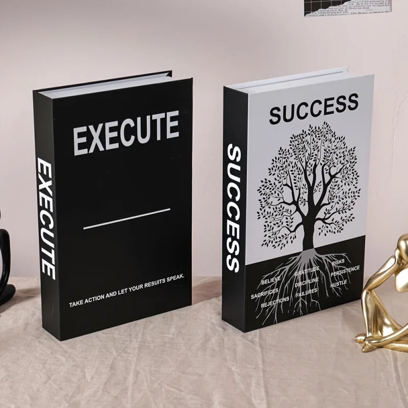 Cozy Set of 3 Fake Decor Books