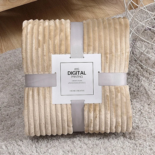 Cozy Soft Throw Plaid-Blanket